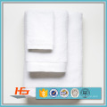 Haute qualité 100% coton 500gsm pas cher blanc 6pcs ensemble de serviette de bain